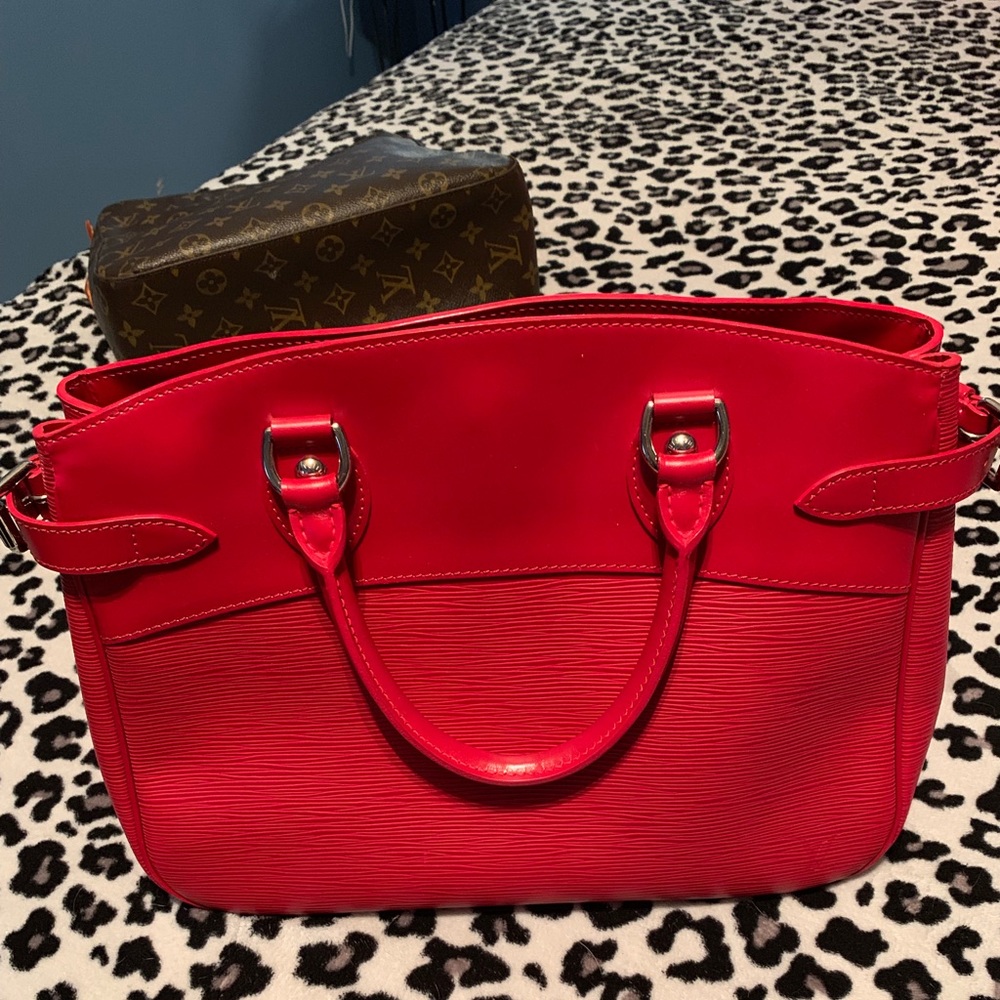 Louis Vuitton Passy in Red Epi